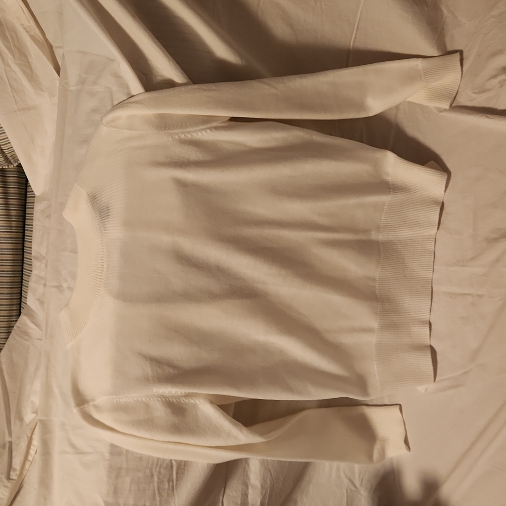 Woman's open back sweater